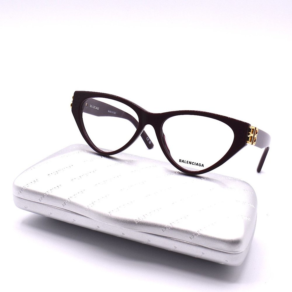 NEW BALENCIAGA BB0172O 003 VIOLET AUTHENTIC EYEGLASSES FRAME - Picture 14 of 15